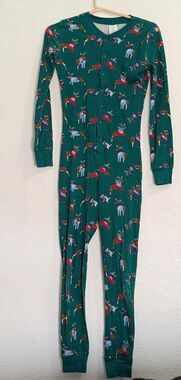 Mini Boden Glow in the Dark Reindeer PJs - Size 13 Christmas sweaters
